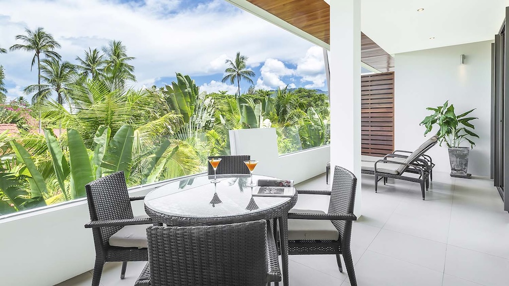 Koh Samui One Bedroom Apartments For Sale Balcony