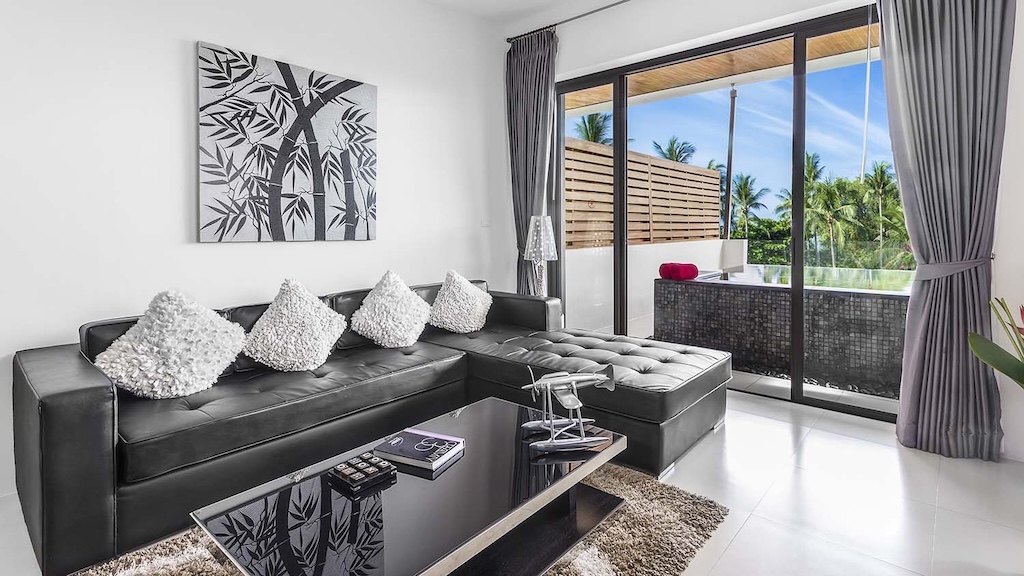 Lamai Penthouse Apartments For Sale Lounge