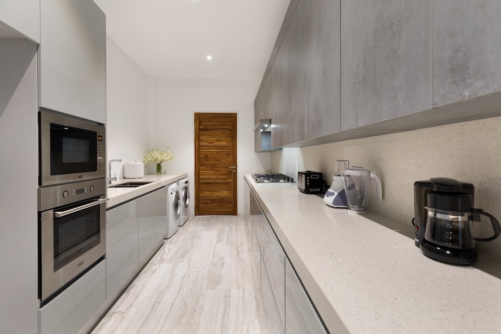 Villa Blue Amber Back Of house Kitchen