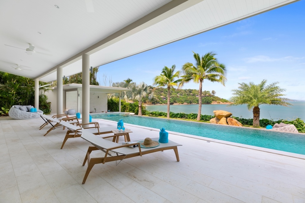 Villa Blue Amber Sun Loungers