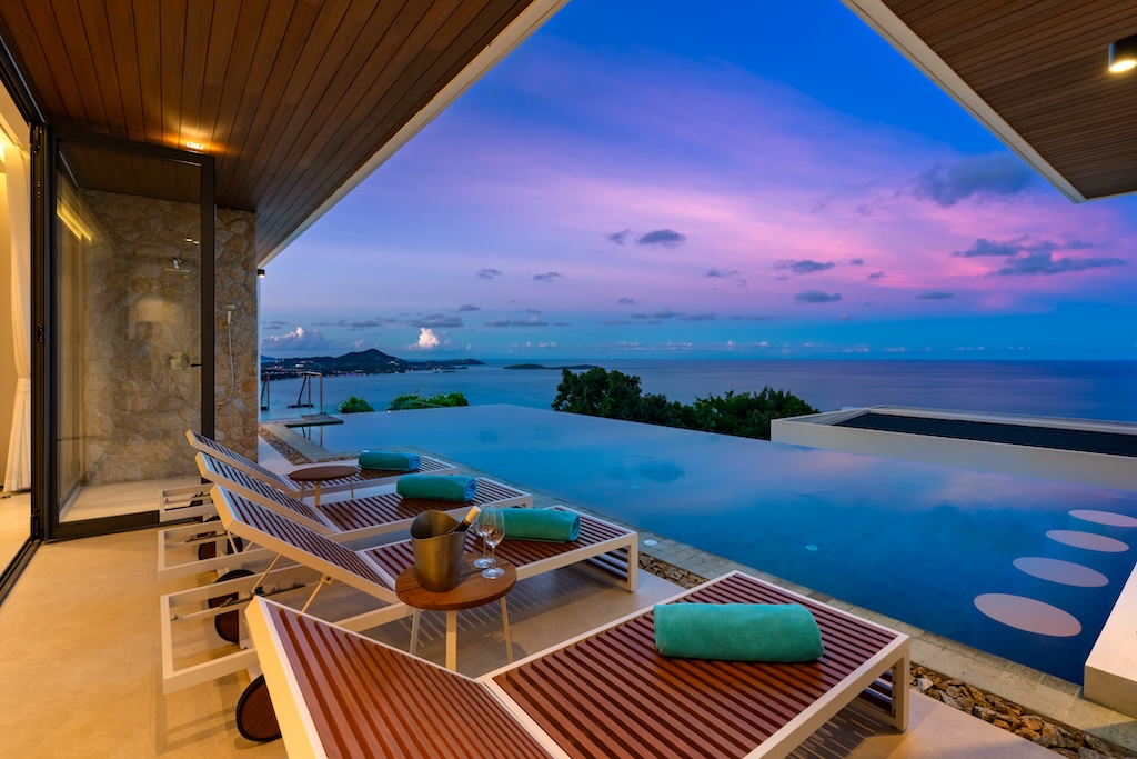 Villa D'Oro Koh Samui Night View