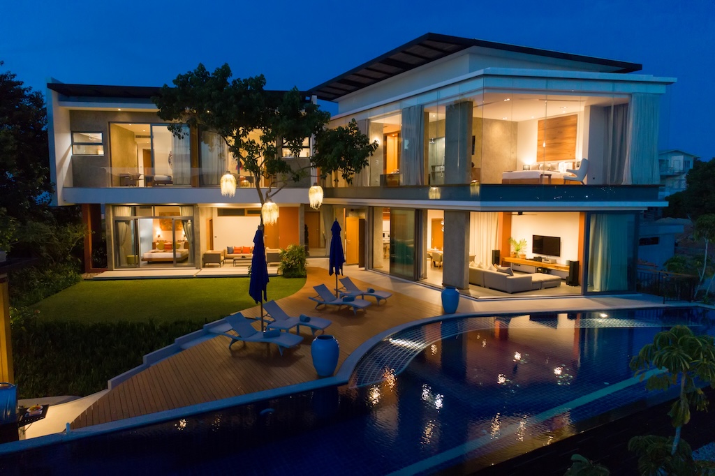 Villa Sea Senses Exterior At Night