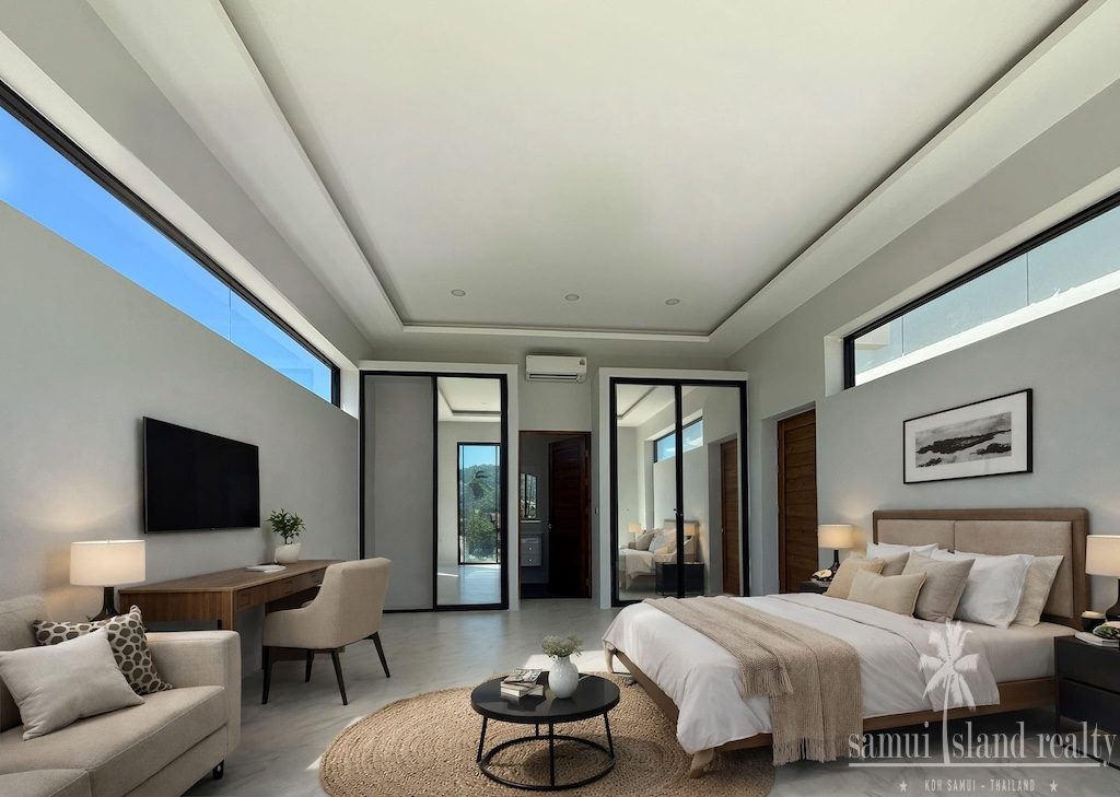 Bangrak Sea View Property Bedroom