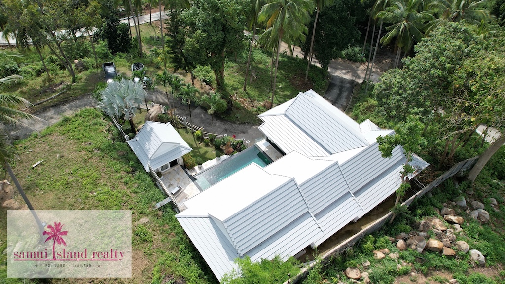 Chaweng Villa For Sale Aerial