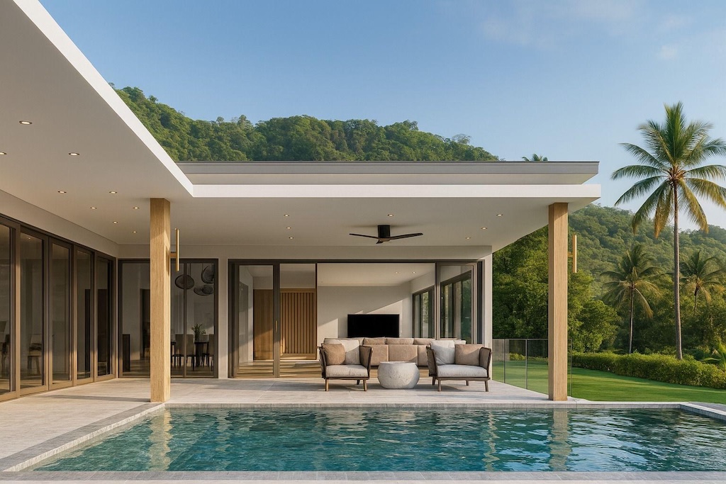 ChomChan Koh Samui villas Terrace