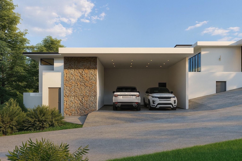 ChomChan Pool Villas Parking