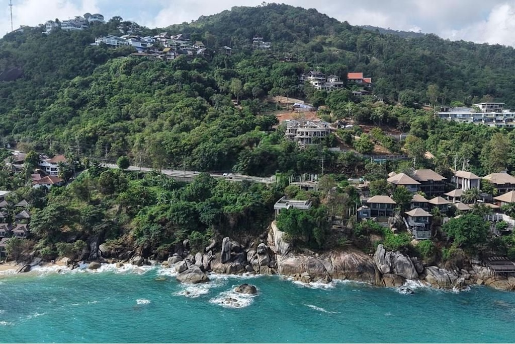 Coastal Land Plot For Sale In Koh Samui Aerial
