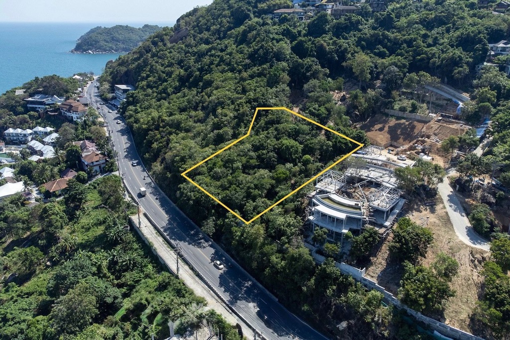 Coastal Land Plot For Sale In Koh Samui Outline