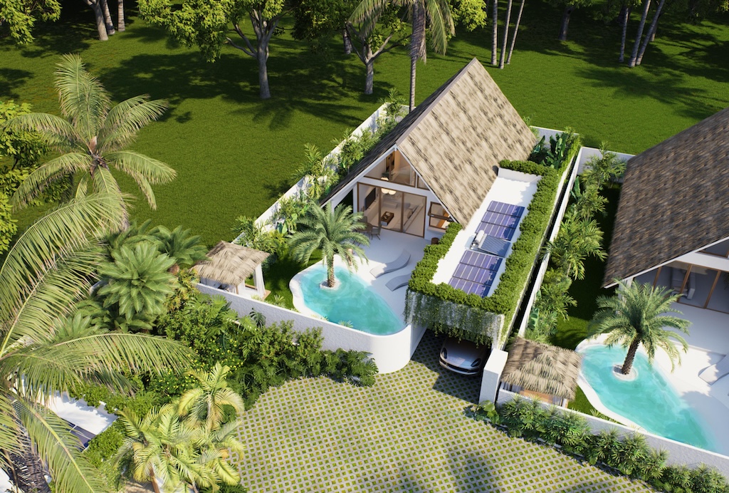 Era Tropical Residence Aerial Render
