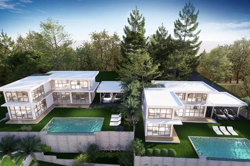Era Sea View Villas Aerial Render