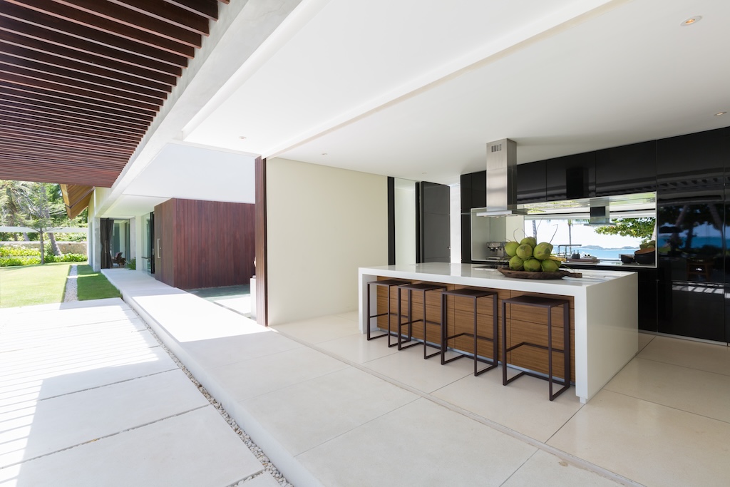 Koh Samui Modern Beachfront Property Kitchen