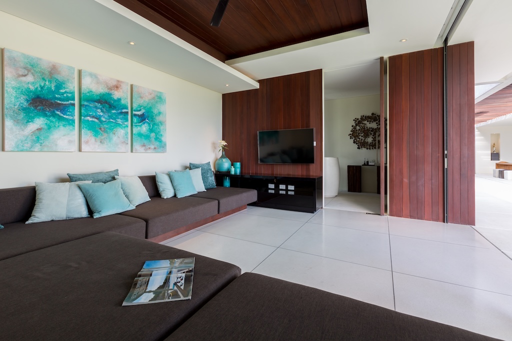 Koh Samui Modern Beachfront Property Tv Room