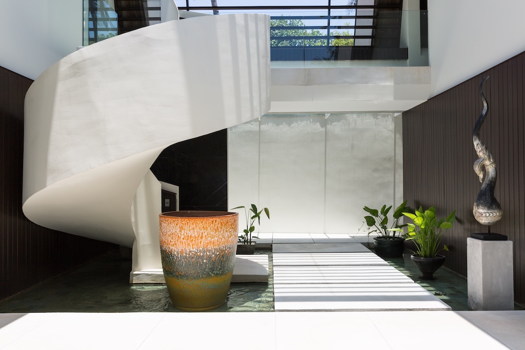 Koh Samui Modern Beachfront Property Stairs