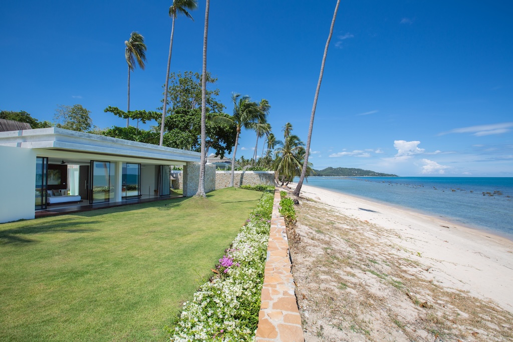 Koh Samui Modern Beachfront Property Beach