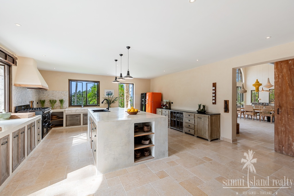 Luxury Koh Samui Property In Chaweng Noi Kitchen