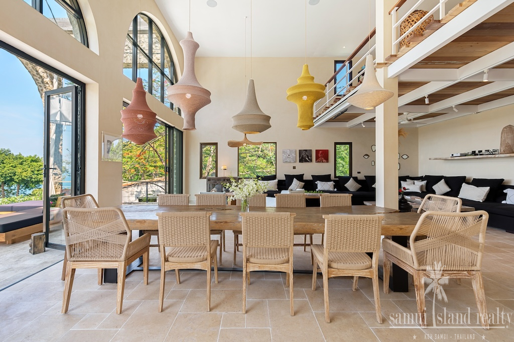 Luxury Koh Samui Property In Chaweng Noi Dining