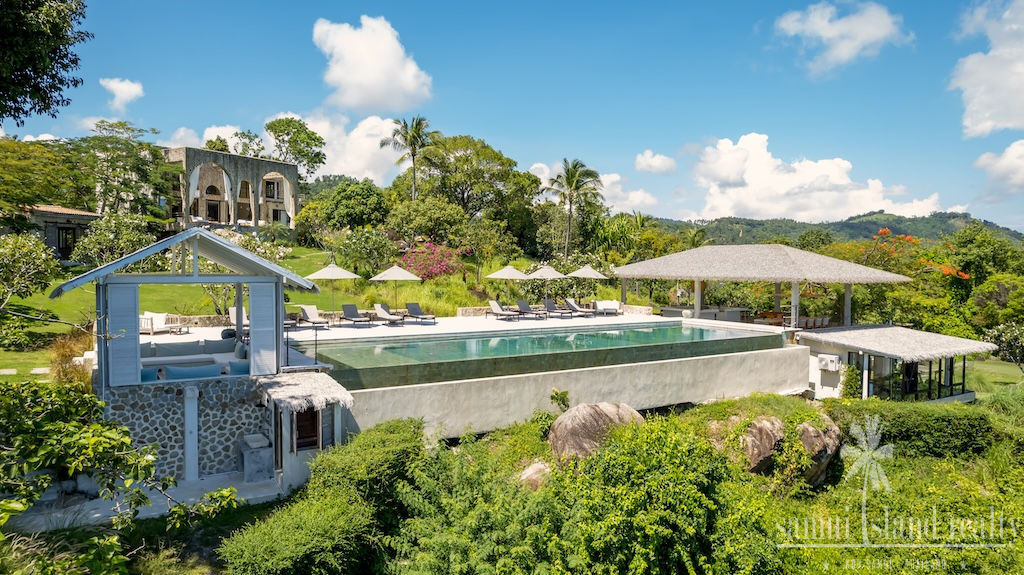 Luxury Koh Samui Property In Chaweng Noi Aerial