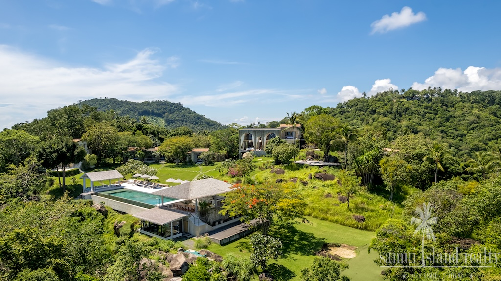 Luxury Koh Samui Property In Chaweng Noi Aerial