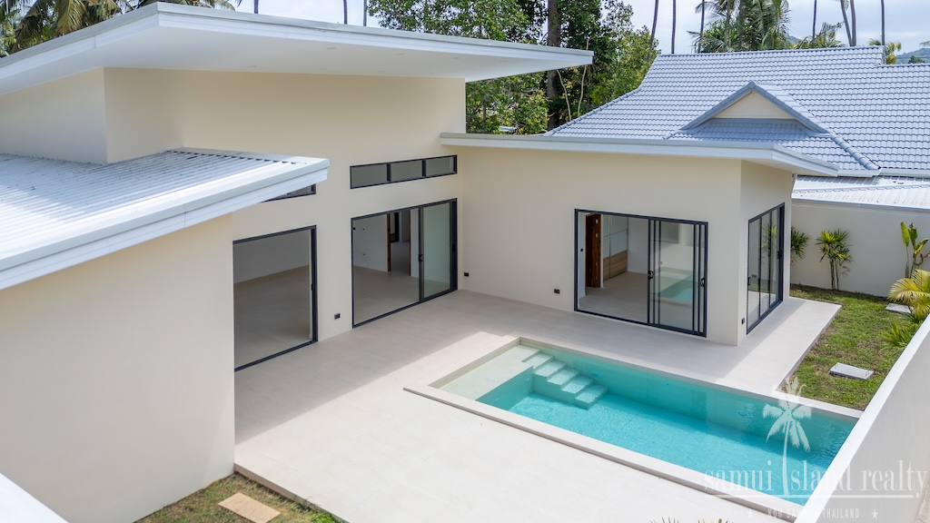 Newly Completed Maenam Villa Pool