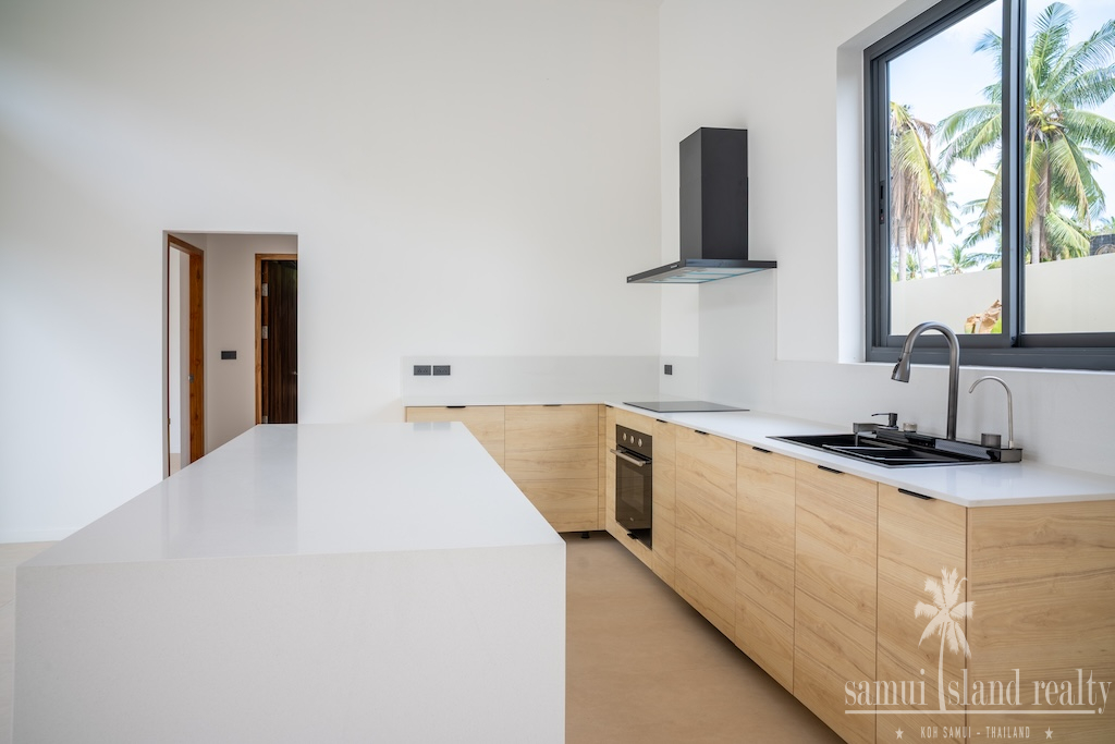 Newly Completed Maenam Villa Kitchen