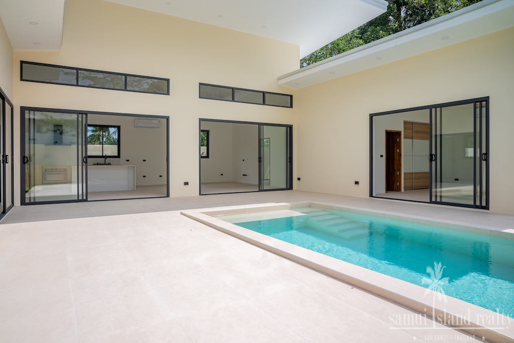 Newly Completed Maenam Villa Exterior