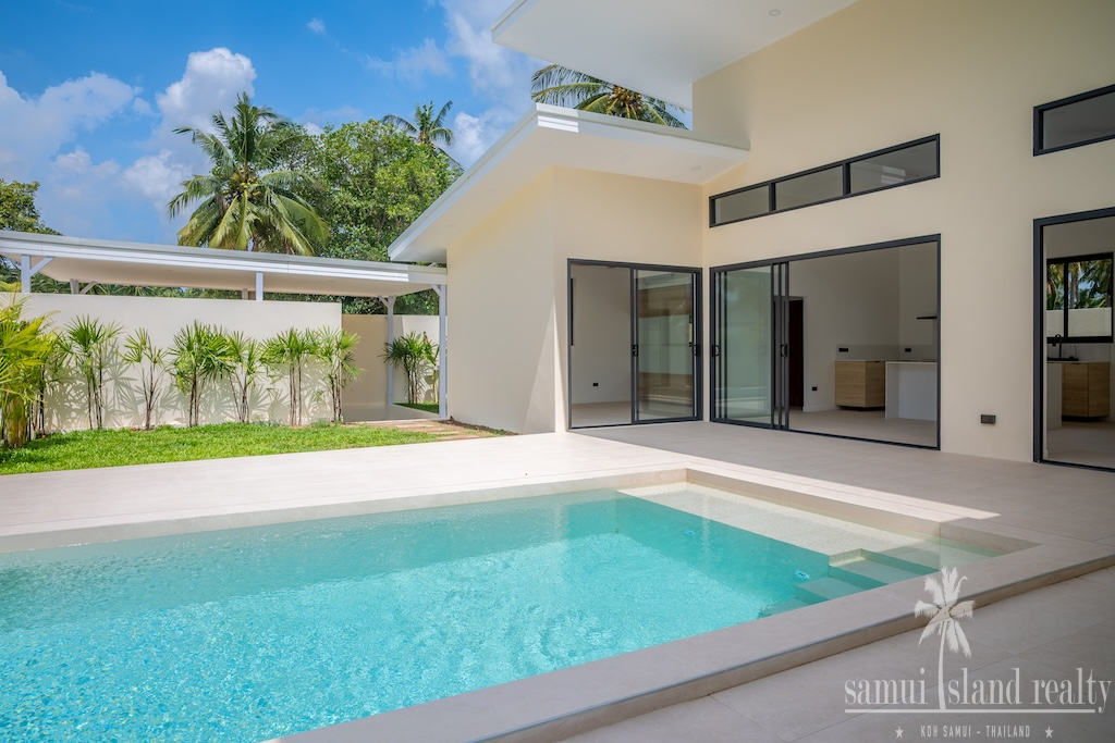 Newly Comlpeted Maenam Villa Pool