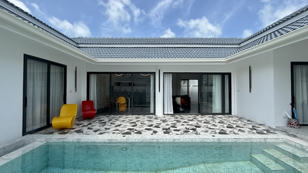 Plai Laem 3 Bedroom Pool Villa For Sale Sun Terrace