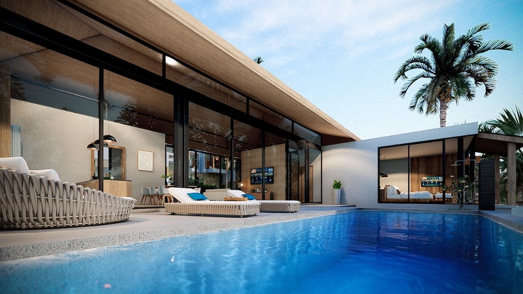 Type B Villas at Samui Grand Park Forest Swimming Pool