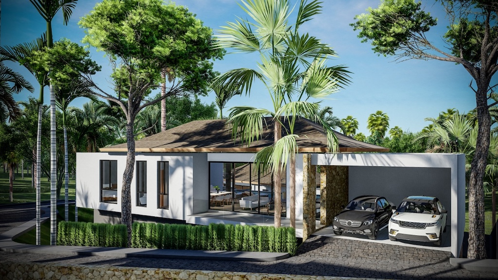 Type B Villas At Samui Grand Park Forest Parking