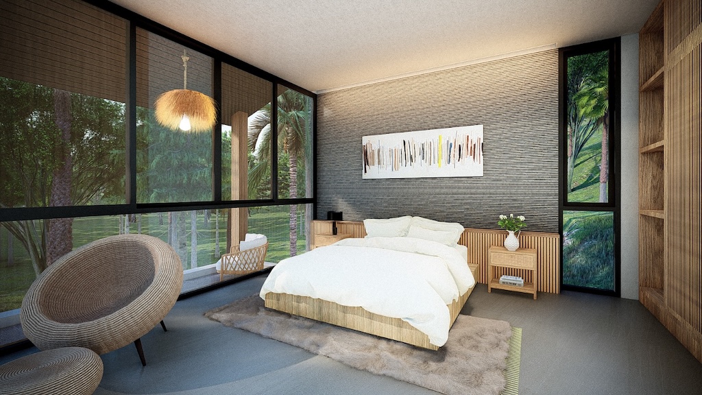 Type B Villas At Samui Grand Park Forest Bedroom