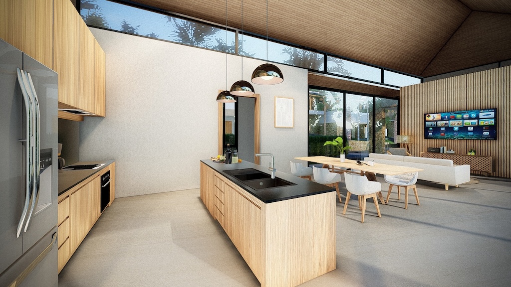 Type B Villas At Samui Grand Park Forest Kitchen