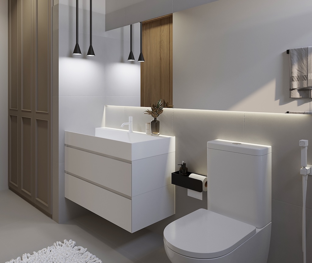 3 Bedroom Villas At Level Residence Bathroom