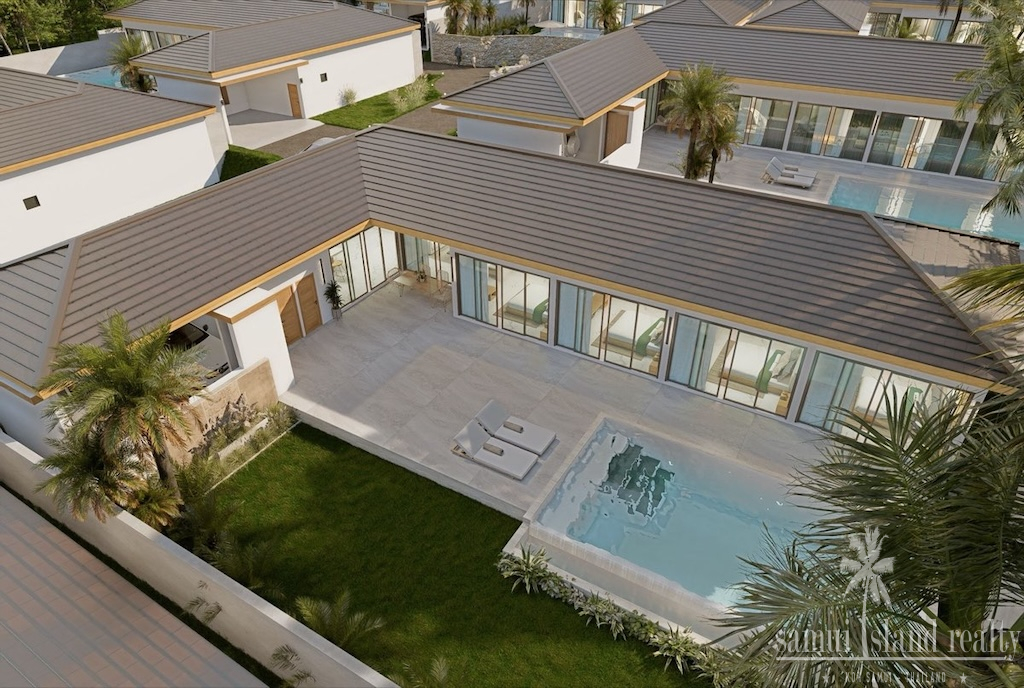 4 Bed Villas At Maha Baan Villas Aerial