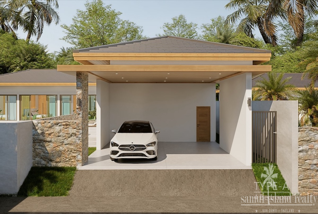 4-Bed Villas At Maha Baan Villas Parking