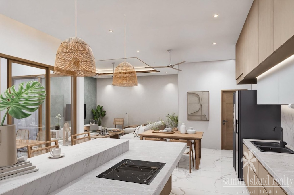 4 Bed Villas At Maha Baan Villas Kitchen