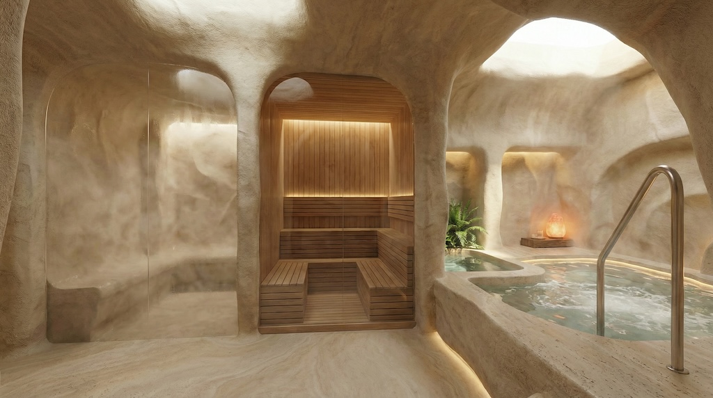 Beachfront Villas At Eco Home Samui Sauna