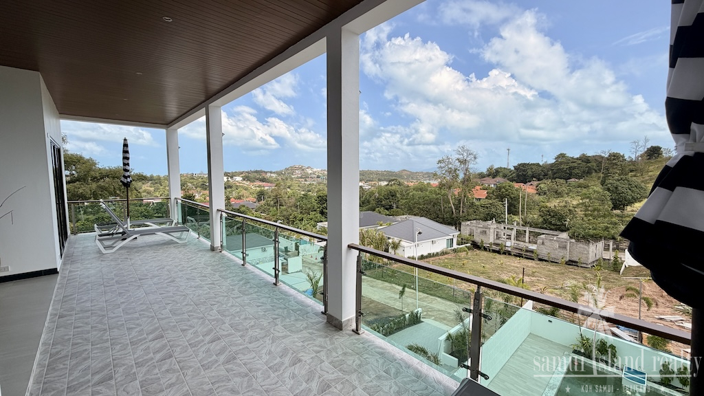 Koh Samui 5 Bedroom Property Top Balcony