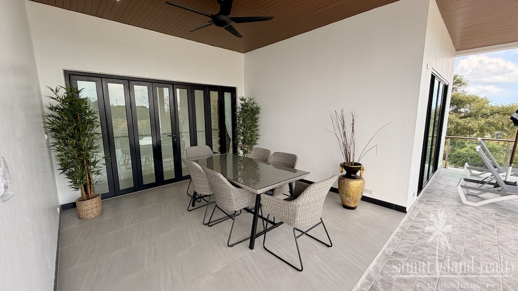 Koh Samui 5 Bedroom Property Balcony Seating