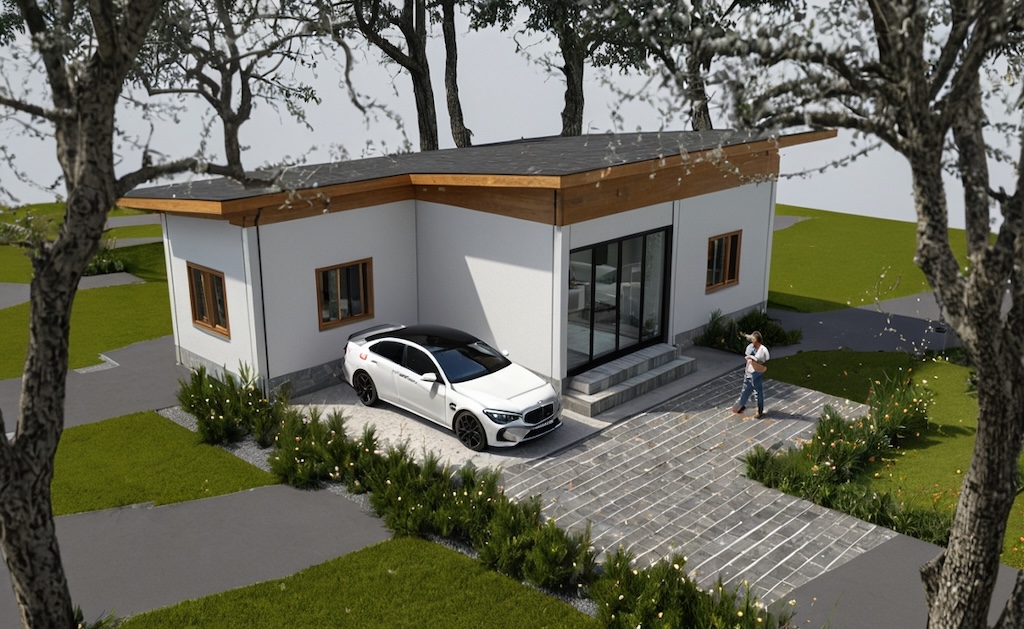 Maenam Thai Style Bungalows Parking