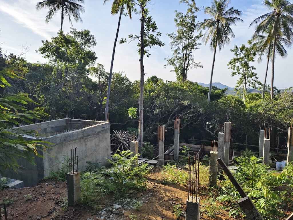 Na Muaeng Sea View Land Plot Foundations