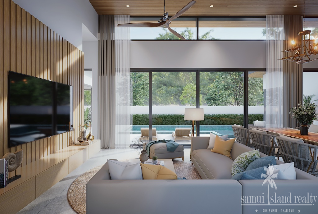 Native Pool Villa Lamai Lounge