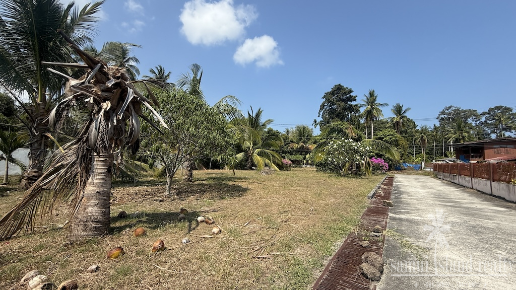 Baan Kao Land Plot For Sale In Koh Samui Road