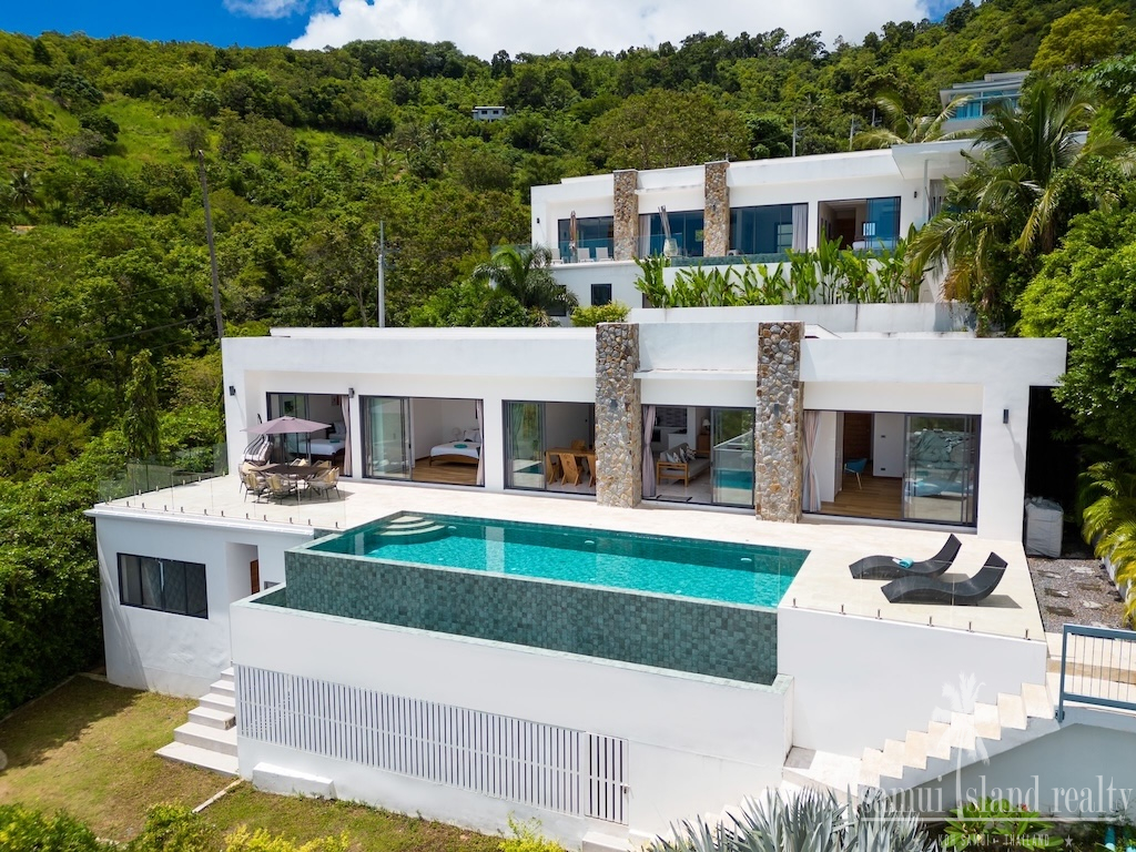 Bophut Contemporary Sea View Property Exterior