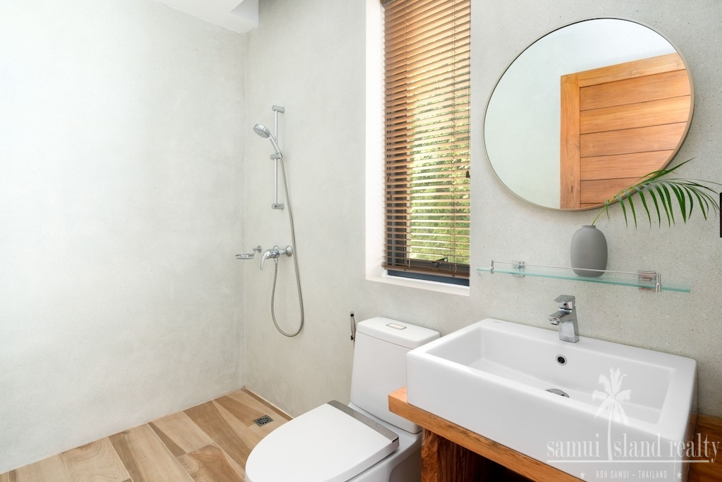 Bophut Contemporary Sea View Property Bathroom