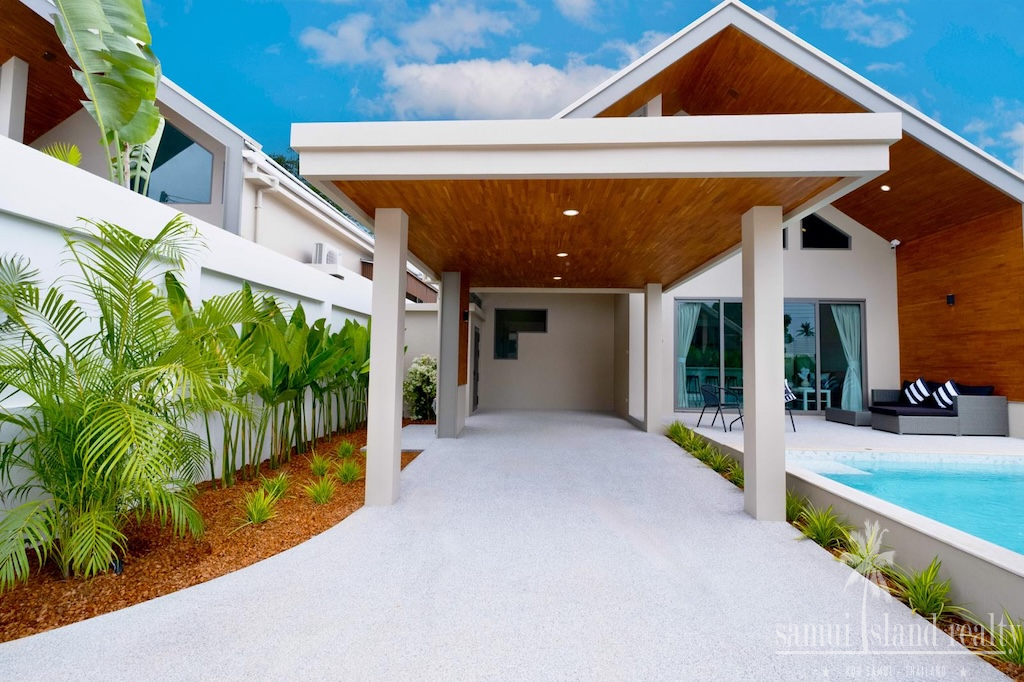 Chaweng Longterm Villa Rental Parking