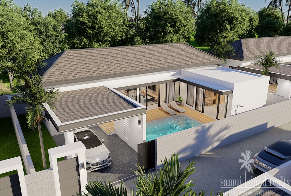 Chaweng Pool Villas Aerial Render