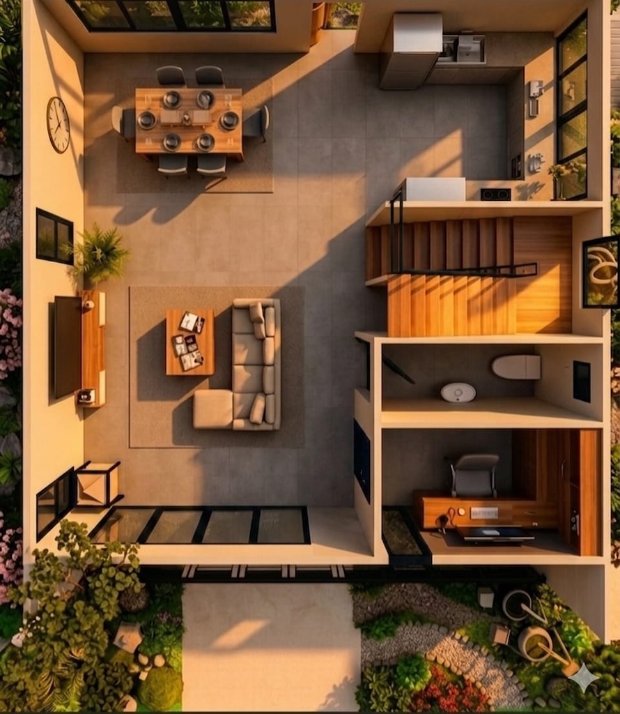 Hikaru Garden Villas Ground Floor Plan