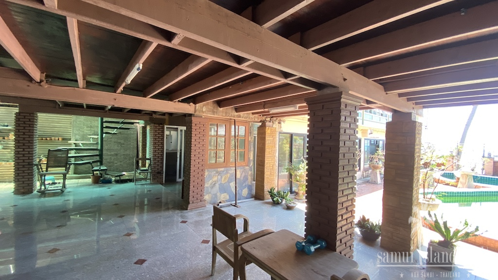 Koh Samui Beachfront house Lower Level