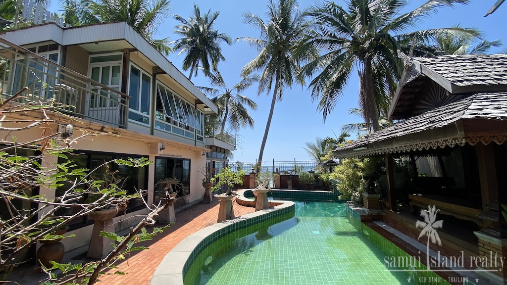 Koh Samui beachfront House Pool