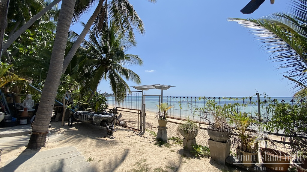 Koh Samui Beachfront House Beach Access